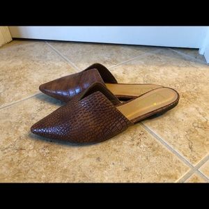 NEW Lulu’s Jaelyn Croc Mule Slides 8.5